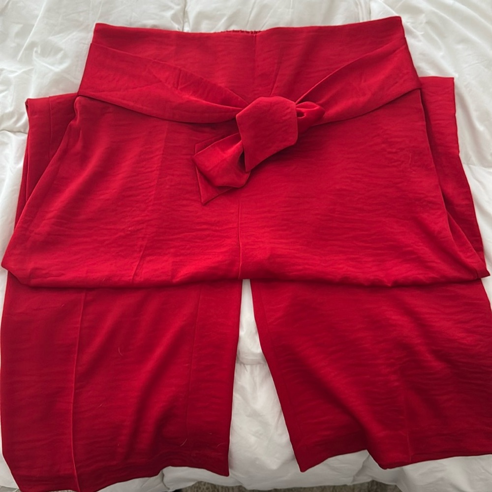 Express Super High Rise Satin Trouser